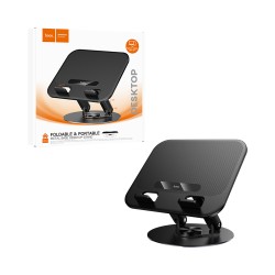 Soporte Plegable y Portátil Hoco HD14 Hope para Tabletas y Portátiles Negro